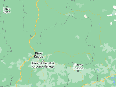 Map showing location of Dubrovka (59.22866, 51.15578)