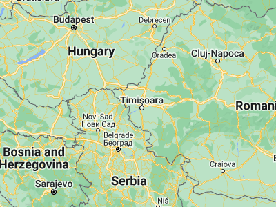 Map showing location of Dudeştii Noi (45.83778, 21.10056)