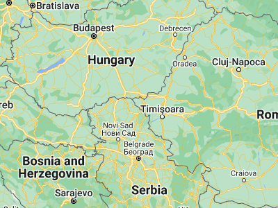 Map showing location of Dudeştii Vechi (46.05, 20.48333)