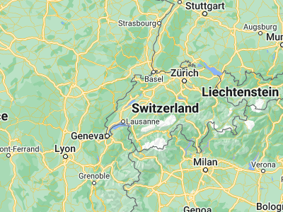 Map showing location of Düdingen (46.84915, 7.18848)