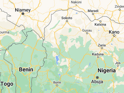 Map showing location of Duku (11.2361, 4.90727)