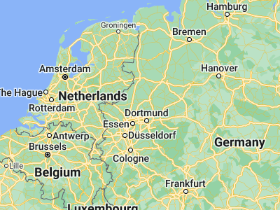 Map showing location of Dülmen (51.83149, 7.28075)