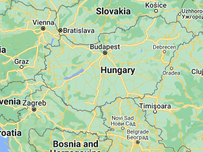 Map showing location of Dunaföldvár (46.808, 18.92638)