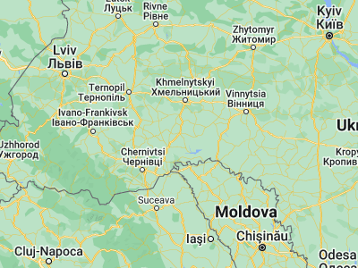 Map showing location of Dunaivtsi (48.88909, 26.85636)