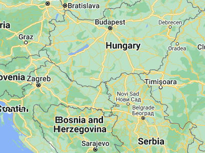 Map showing location of Dunaszekcső (46.08663, 18.75865)