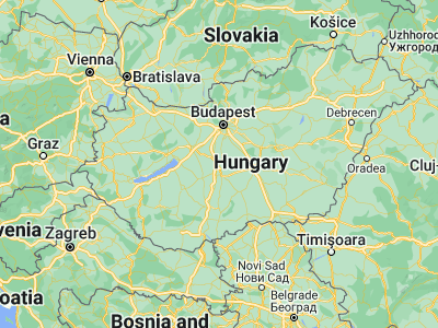 Map showing location of dunaújváros (46.96737, 18.93288)