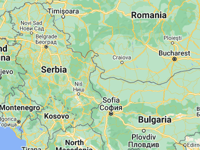 Map showing location of Dunavtsi (43.92111, 22.82111)