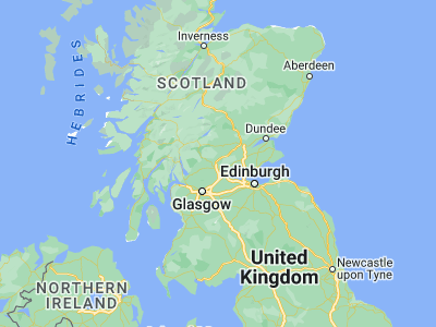 Map showing location of Dunblane (56.18843, -3.96417)
