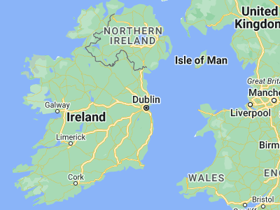 Map showing location of Dunboyne (53.4, -6.46667)