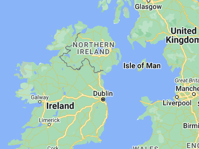 Map showing location of Dundalk (54, -6.41667)