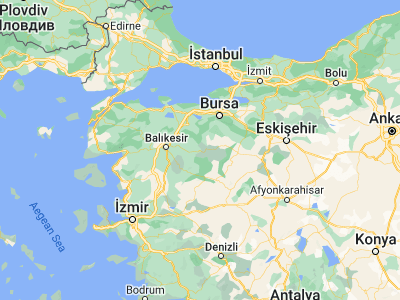 Map showing location of Dursunbey (39.58596, 28.62568)