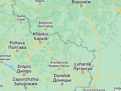 Map showing location of Dvorichna (49.84963, 37.68568)