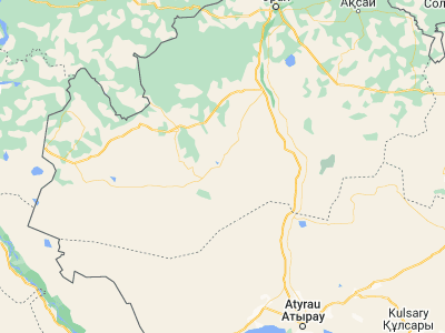 Map showing location of Dzhangala (49.21667, 50.33333)