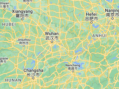 Map showing location of E’zhou (30.39607, 114.88655)