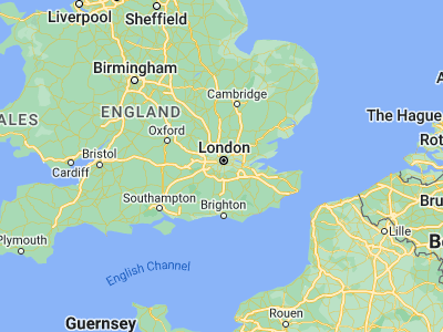 Map showing location of Earlsfield (51.4439, -0.1854)