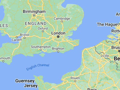 Map showing location of East Grinstead (51.12382, -0.0061)