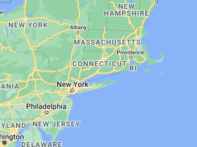 Map showing location of East Haven (41.27621, -72.86843)