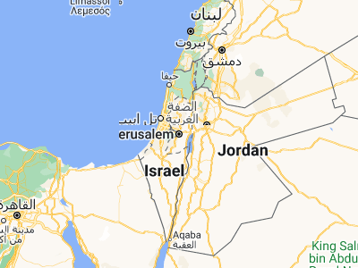 Map showing location of East Jerusalem (31.78336, 35.23388)