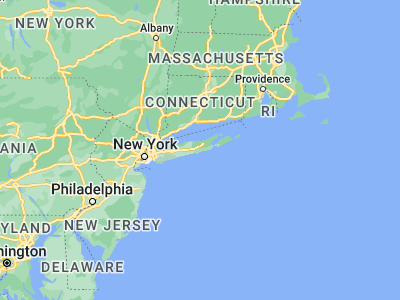 Map showing location of East Moriches (40.8051, -72.76093)