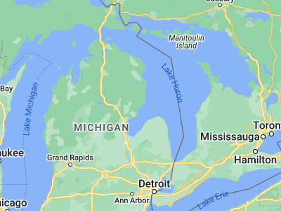 Map showing location of East Tawas (44.27946, -83.49025)