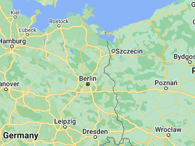 Map showing location of Eberswalde (52.83492, 13.81951)
