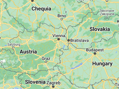 Map showing location of Ebreichsdorf (47.95, 16.4)