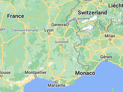 Map showing location of Échirolles (45.1439, 5.72883)