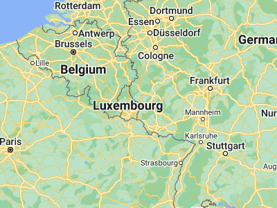 Map showing location of Echternach (49.80556, 6.42222)
