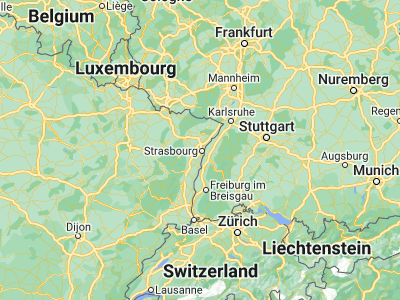 Map showing location of Eckbolsheim (48.58075, 7.68768)
