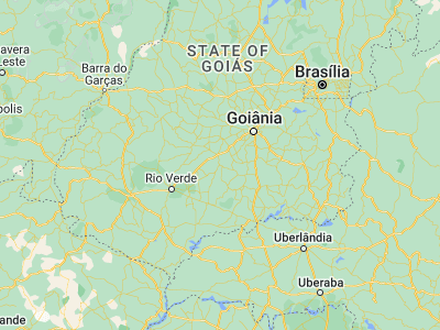 Map showing location of Edéia (-17.33833, -49.93139)