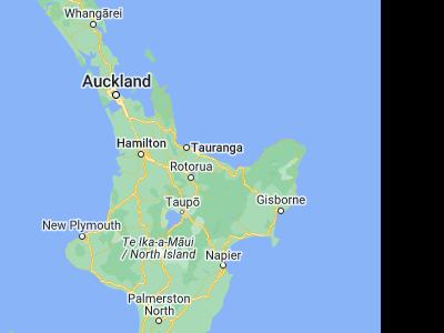Map showing location of Edgecumbe (-37.98333, 176.83333)