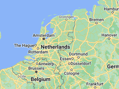 Map showing location of Eerbeek (52.105, 6.05833)