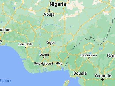 Map showing location of Effium (6.62917, 8.05925)