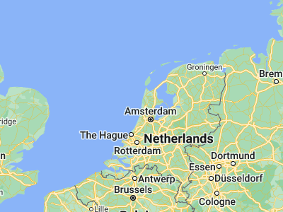 Map showing location of Egmond aan Zee (52.6204, 4.62705)