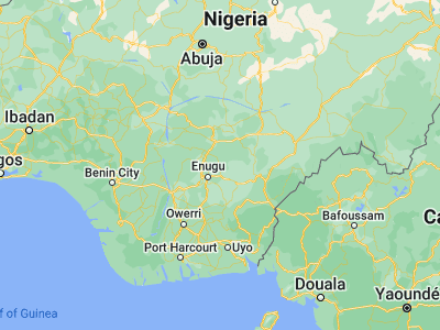 Map showing location of Eha Amufu (6.65915, 7.75961)