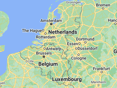 Map showing location of Eindhoven (51.44083, 5.47778)