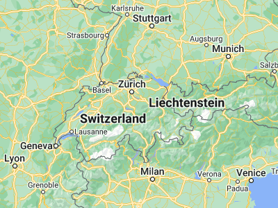 Map showing location of Einsiedeln (47.11667, 8.75)