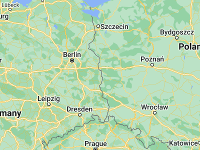 Map showing location of Eisenhüttenstadt (52.15, 14.65)