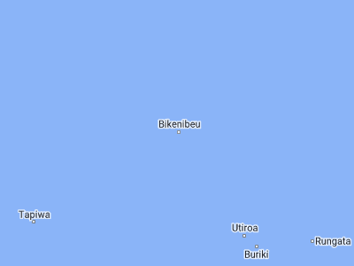 Map showing location of Eita Village (1.36154, 173.08113)