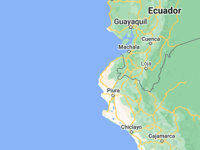 Map showing location of El Alto (-4.27139, -81.21472)