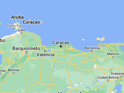 Map showing location of El Cafetal (10.46941, -66.83063)