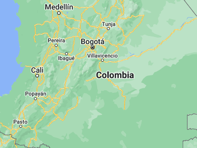 Map showing location of El Castillo (3.56363, -73.79488)