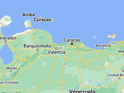 Map showing location of El Limón (10.30589, -67.63212)