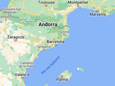 Map showing location of El Masnou (41.47978, 2.3188)