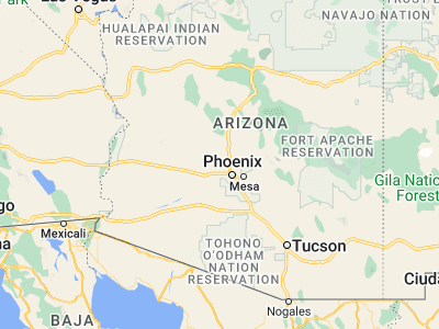 Map showing location of El Mirage (33.61309, -112.3246)