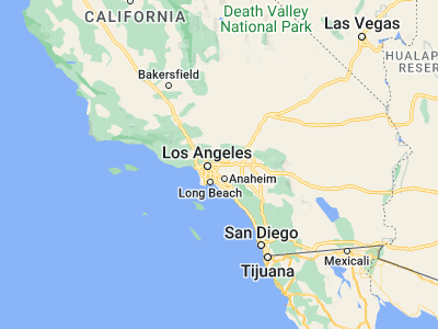 Map showing location of El Monte (34.06862, -118.02757)