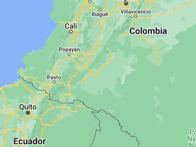 Map showing location of El Paujil (1.57006, -75.32863)