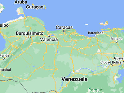 Map showing location of El Sombrero (9.3863, -67.05818)