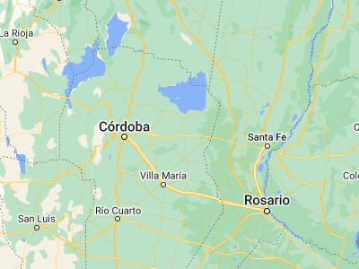 Map showing location of El Tío (-31.38357, -62.82938)
