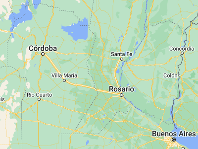Map showing location of El Trébol (-32.2008, -61.7014)